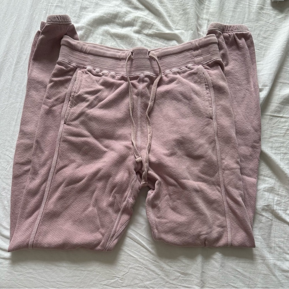 Unsubscribed terry sweatpants in garden party color size small